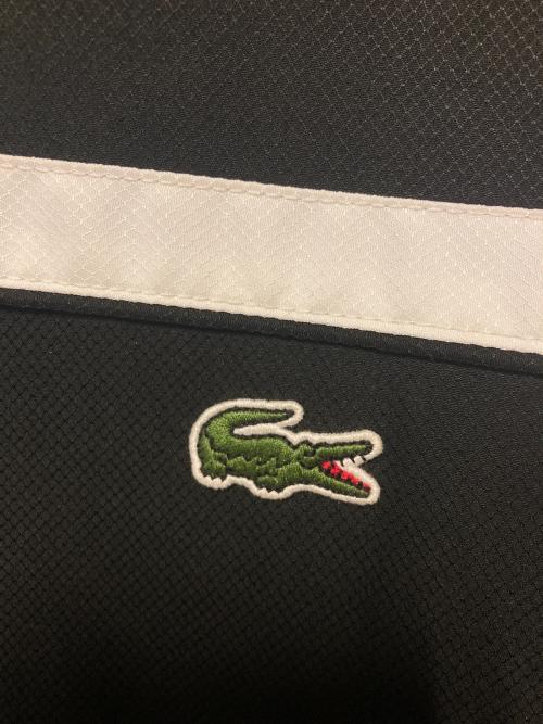 SUPREME（シュプリーム）SUPREME (シュプリーム) LACOSTE (ラコステ) 19FW Puffy Half Zip Pullover ブラック サイズ:Mの古着・服飾アイテム
