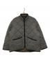 LAVENHAM（ラベンハム）の古着「24AW MICKFIELD JACKET / ノーカラーウールキルティングジャケット」｜グレー