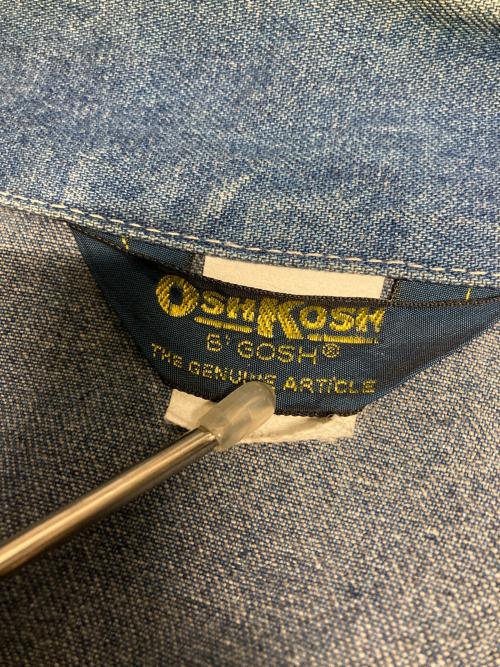 OSH KOSH（オシュコシュ）OSH KOSH (オシュコシュ) 70-80s カバーオール インディゴ サイズ:40Rの古着・服飾アイテム