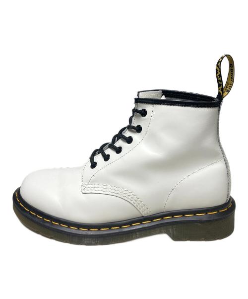 Dr.Martens（ドクターマーチン）Dr.Martens (ドクターマーチン) スムース6ホールブーツ ホワイト サイズ:UK7の古着・服飾アイテム