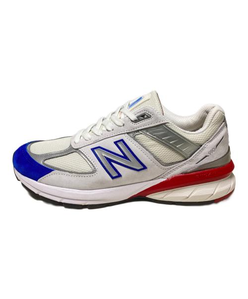 NEW BALANCE（ニューバランス）NEW BALANCE (ニューバランス) M990NB5 ホワイト×レッド×ブルー サイズ:US9の古着・服飾アイテム