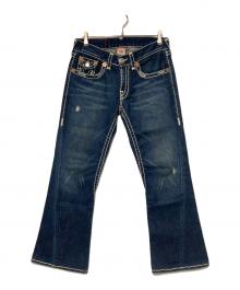 TRUE RELIGION（トゥルー レリジョン）の古着「JOEY SUPER T / フレアデニムパンツ」｜ブルー
