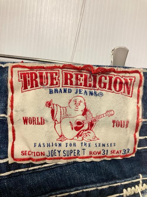 TRUE RELIGION（トゥルー レリジョン）TRUE RELIGION (トゥルー レリジョン) JOEY SUPER T / フレアデニムパンツ ブルー サイズ:W31 L33の古着・服飾アイテム