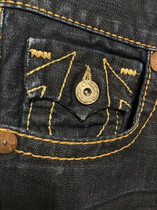 TRUE RELIGION（トゥルー レリジョン）TRUE RELIGION (トゥルー レリジョン) JOEY BIG T / フレアデニムパンツ ネイビー サイズ:W30の古着・服飾アイテム