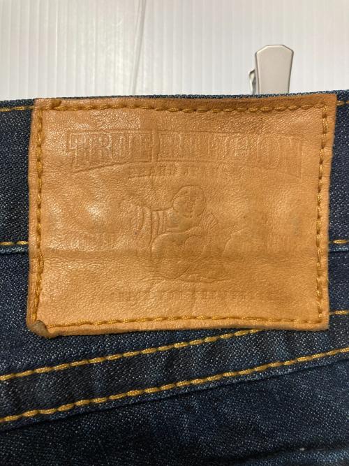 TRUE RELIGION（トゥルー レリジョン）TRUE RELIGION (トゥルー レリジョン) JOEY BIG T / フレアデニムパンツ ネイビー サイズ:W30の古着・服飾アイテム