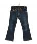 TRUE RELIGION（トゥルー レリジョン）の古着「JOEY BIG T / フレアデニムパンツ」｜ネイビー