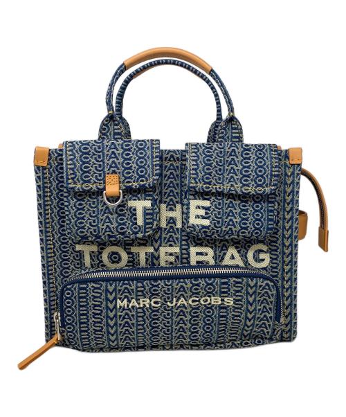 MARC JACOBS（マークジェイコブス）MARC JACOBS (マークジェイコブス) THE CARGO TOTE BAG ネイビーの古着・服飾アイテム