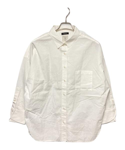 anuans（アニュアンス）anuans (アニュアンス) 23SS スタンダードシャツ ホワイト サイズ:Fの古着・服飾アイテム