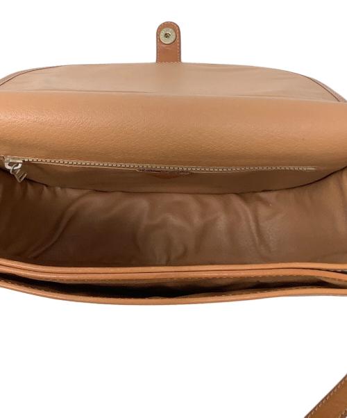 CELINE（セリーヌ）CELINE (セリーヌ) マカダムショルダーバッグ ブラウンの古着・服飾アイテム