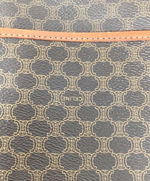 CELINE（セリーヌ）CELINE (セリーヌ) マカダムショルダーバッグ ブラウンの古着・服飾アイテム