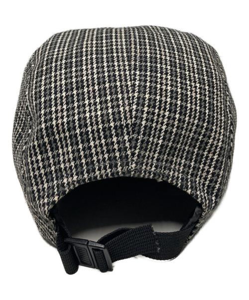 SUPREME（シュプリーム）SUPREME (シュプリーム) 10SS small check camp cap グレー×ブラックの古着・服飾アイテム