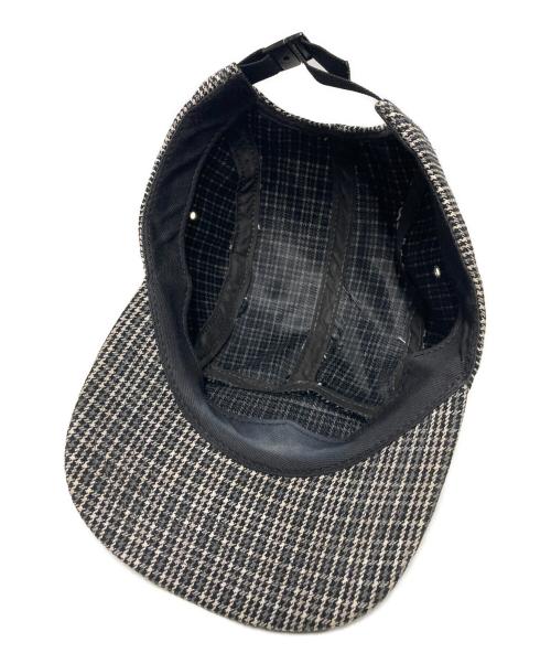 SUPREME（シュプリーム）SUPREME (シュプリーム) 10SS small check camp cap グレー×ブラックの古着・服飾アイテム
