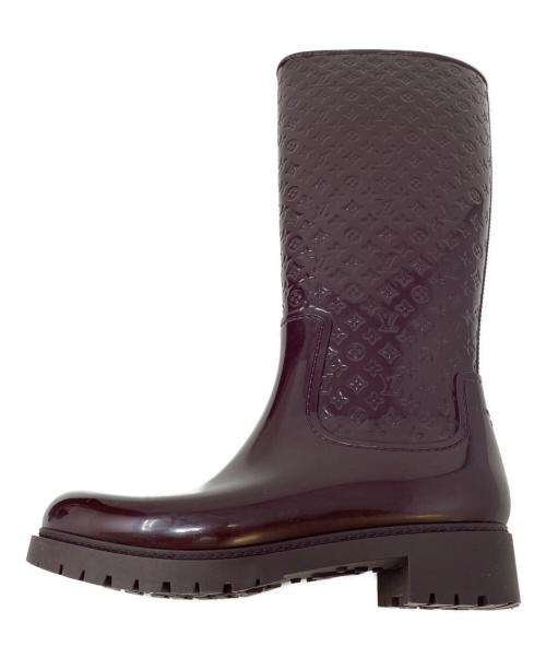 LOUIS VUITTON（ルイ ヴィトン）LOUIS VUITTON (ルイ ヴィトン) スプラッシュライン / レインブーツ ボルドー サイズ:40の古着・服飾アイテム
