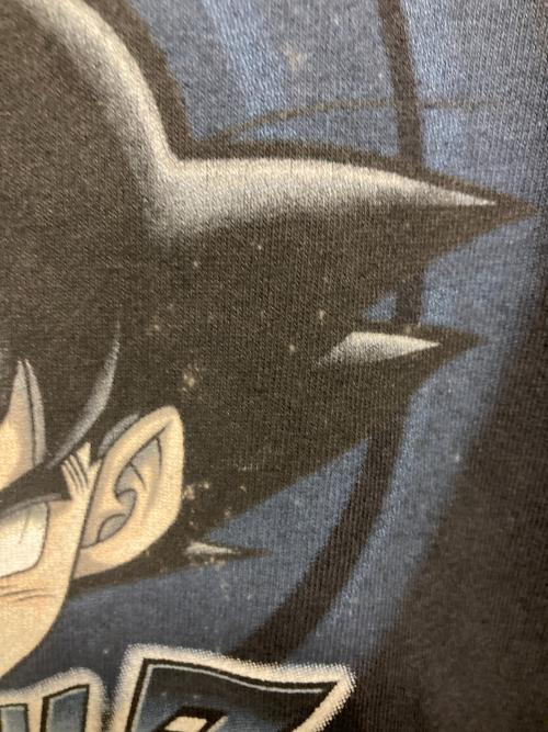Murina（ムリナ）Murina (ムリナ) ドラゴンボールZ 孫悟空 プリントTシャツ / 97年製 ブラック サイズ:Lの古着・服飾アイテム