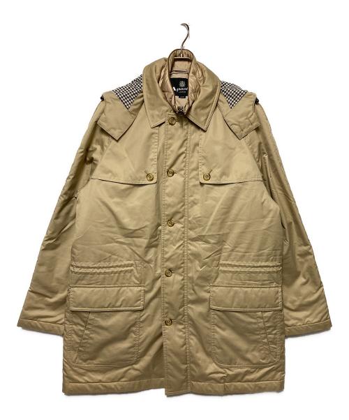 Aquascutum（アクアスキュータム）Aquascutum (アクアスキュータム) フーデッドステンカラーコート カーキ サイズ:Lの古着・服飾アイテム