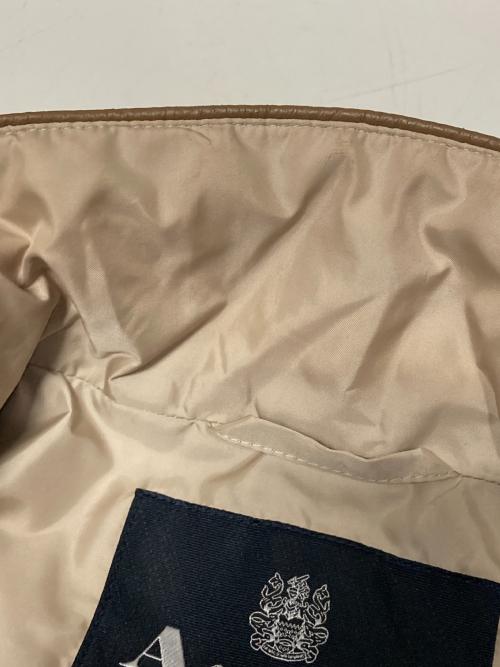 Aquascutum（アクアスキュータム）Aquascutum (アクアスキュータム) フーデッドステンカラーコート カーキ サイズ:Lの古着・服飾アイテム
