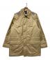 Aquascutum（アクアスキュータム）の古着「フーデッドステンカラーコート」｜カーキ