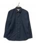 COMME des GARCONS SHIRT（コムデギャルソンシャツ）の古着「FOREVER NARROW CLASSIC FIT SHIRT　」｜ネイビー