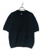THE NORTH FACEザ ノース フェイス）の古着「26SS ショートスリーブリップルニットクルー」｜ブラック