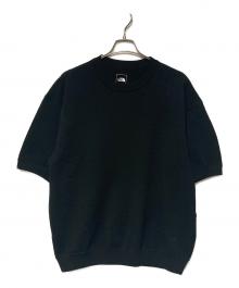THE NORTH FACE（ザ ノース フェイス）の古着「26SS ショートスリーブリップルニットクルー」｜ブラック