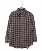 PENDLETONペンドルトン）の古着「90s ウールチェックシャツ」｜レッド×グレー