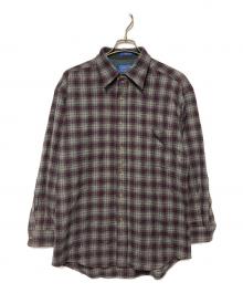 PENDLETON（ペンドルトン）の古着「90s ウールチェックシャツ」｜レッド×グレー