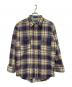 PENDLETON（ペンドルトン）の古着「90s ウールチェックシャツ」｜ホワイト×ブルー×レッド