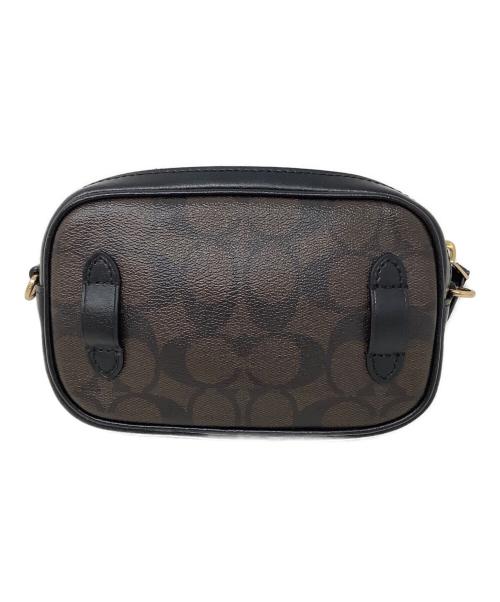 COACH（コーチ）COACH (コーチ) コンバーチブルベルトバッグシグネチャーキャンバス ブラウン×ブラックの古着・服飾アイテム