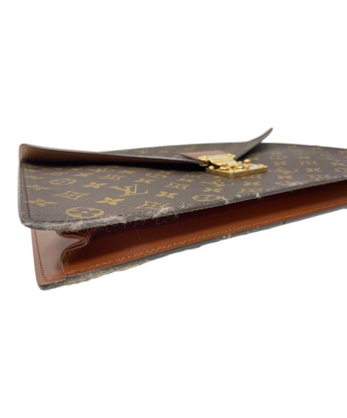 LOUIS VUITTON（ルイ ヴィトン）LOUIS VUITTON (ルイ ヴィトン) ポルトドキュマンバンドリエール ブラウンの古着・服飾アイテム