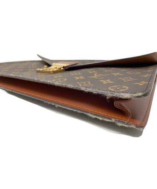 LOUIS VUITTON（ルイ ヴィトン）LOUIS VUITTON (ルイ ヴィトン) ポルトドキュマンバンドリエール ブラウンの古着・服飾アイテム