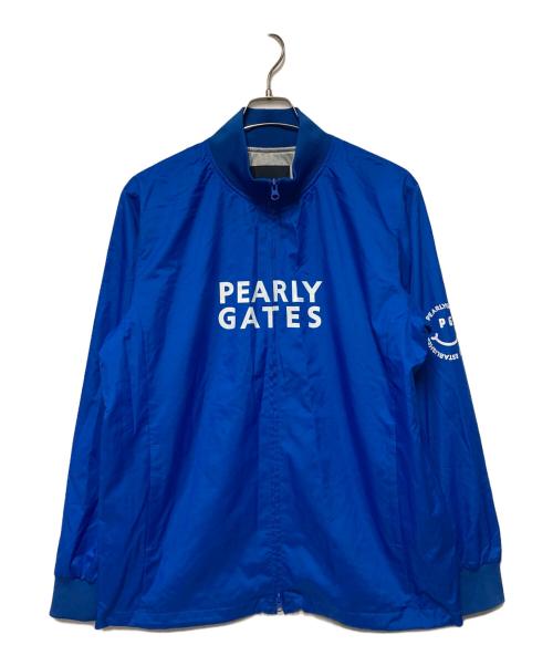 PEARLY GATES（パーリーゲイツ）PEARLY GATES (パーリーゲイツ) Nyリップストップ中綿ツインブルゾン ブルー サイズ:5の古着・服飾アイテム