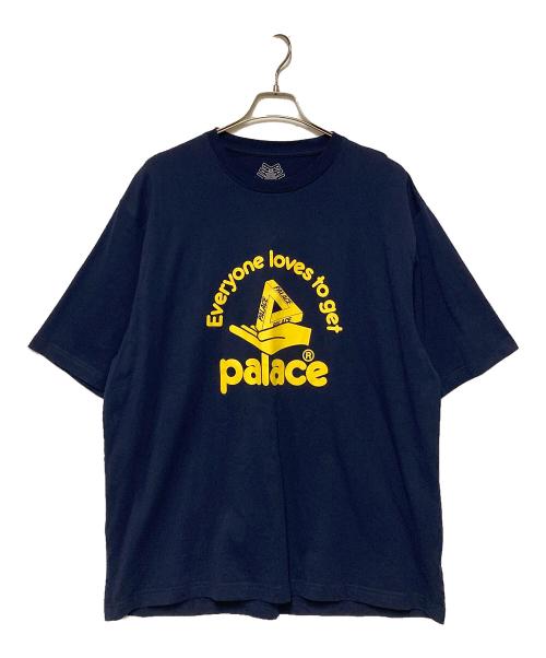 PALACE（パレス）PALACE (パレス) 25FW HAND OUT T-SHIRT ネイビー サイズ:XXLの古着・服飾アイテム