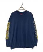 SUPREMEシュプリーム）の古着「25FW Intarsia Sleeve L/S Top」｜ネイビー