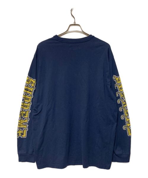 SUPREME（シュプリーム）SUPREME (シュプリーム) 25FW Intarsia Sleeve L/S Top ネイビー サイズ:XLの古着・服飾アイテム