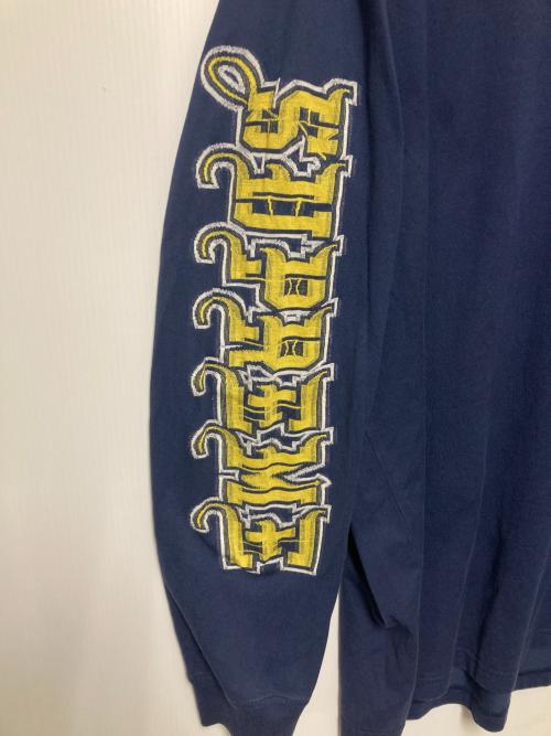 SUPREME（シュプリーム）SUPREME (シュプリーム) 25FW Intarsia Sleeve L/S Top ネイビー サイズ:XLの古着・服飾アイテム
