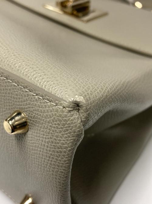FURLA（フルラ）FURLA (フルラ) 1927ミニトップハンドバッグ グレージュの古着・服飾アイテム