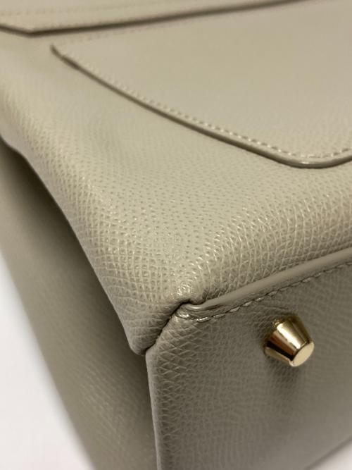 FURLA（フルラ）FURLA (フルラ) 1927ミニトップハンドバッグ グレージュの古着・服飾アイテム
