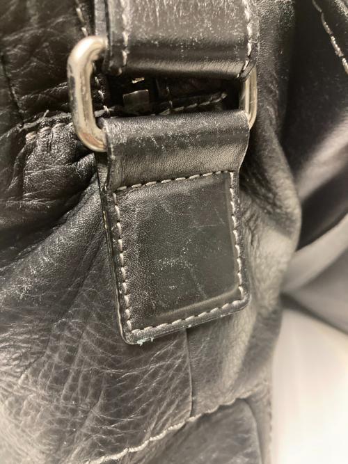 土屋鞄（ツチヤカバン）土屋鞄 (ツチヤカバン) レザーショルダーバッグ ブラックの古着・服飾アイテム