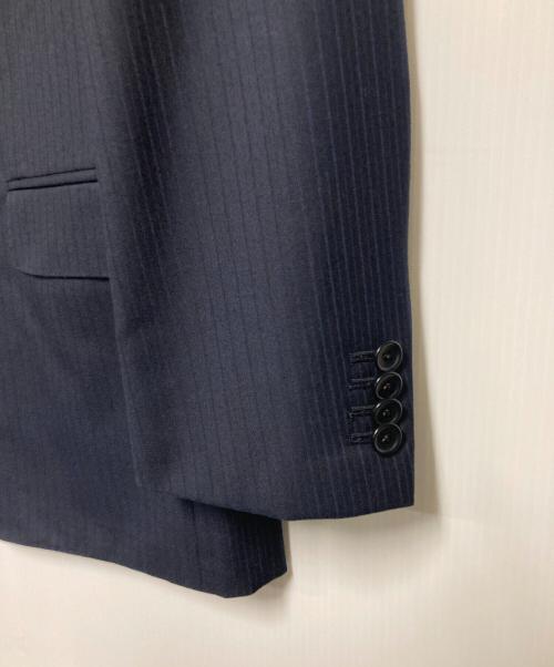 BROOKS BROTHERS（ブルックスブラザーズ）BROOKS BROTHERS (ブルックスブラザーズ) ストライプ2Bセットアップスーツ ネイビー サイズ:ｵｰﾀﾞｰｻｲｽﾞの古着・服飾アイテム