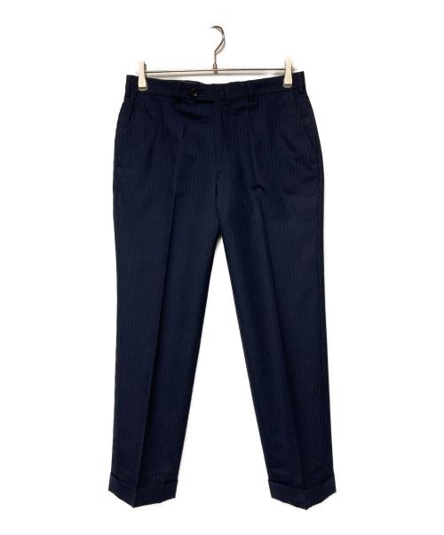 BROOKS BROTHERS（ブルックスブラザーズ）BROOKS BROTHERS (ブルックスブラザーズ) ストライプ2Bセットアップスーツ ネイビー サイズ:ｵｰﾀﾞｰｻｲｽﾞの古着・服飾アイテム