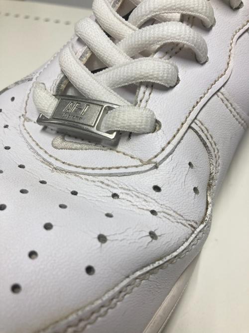 NIKE（ナイキ）NIKE (ナイキ) SUPREME (シュプリーム) AIR FORCE1 LOW ホワイト サイズ:US8.5の古着・服飾アイテム