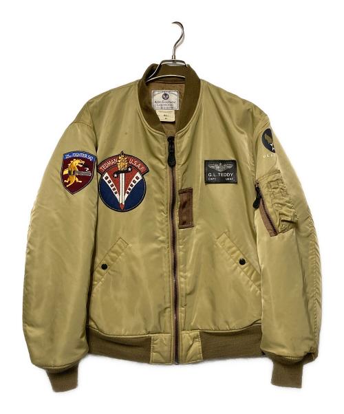 TED COMPANY（テッドカンパニー）TED COMPANY (テッドカンパニー) MA-1ジャケット カーキ サイズ:44の古着・服飾アイテム
