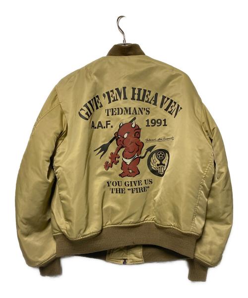 TED COMPANY（テッドカンパニー）TED COMPANY (テッドカンパニー) MA-1ジャケット カーキ サイズ:44の古着・服飾アイテム