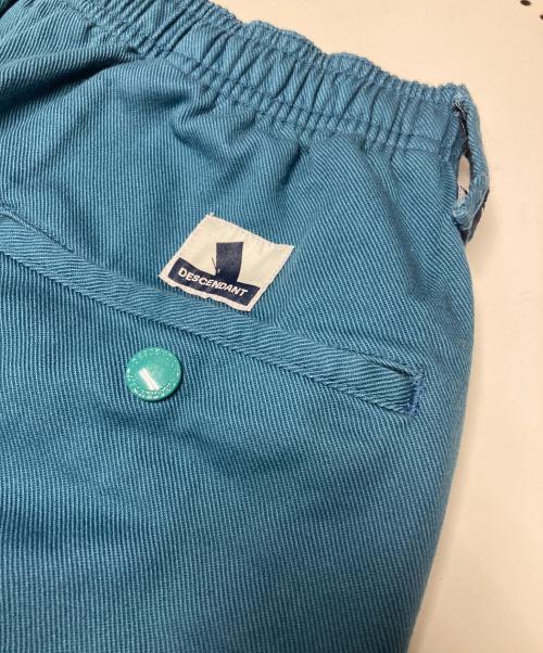 DESCENDANT（ディセンダント）DESCENDANT (ディセンダント) 25SS SHORE TWILL BEACH TROUSERS ブルー サイズ:1の古着・服飾アイテム