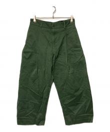 STUDIO NICHOLSON（スタジオ ニコルソン）の古着「18AW BRIDGES PANT」｜グリーン