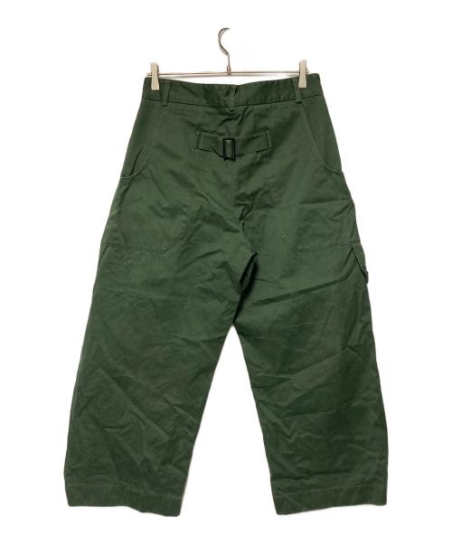STUDIO NICHOLSON（スタジオ ニコルソン）STUDIO NICHOLSON (スタジオ ニコルソン) 18AW BRIDGES PANT グリーン サイズ:Sの古着・服飾アイテム