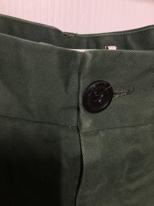 STUDIO NICHOLSON（スタジオ ニコルソン）STUDIO NICHOLSON (スタジオ ニコルソン) 18AW BRIDGES PANT グリーン サイズ:Sの古着・服飾アイテム