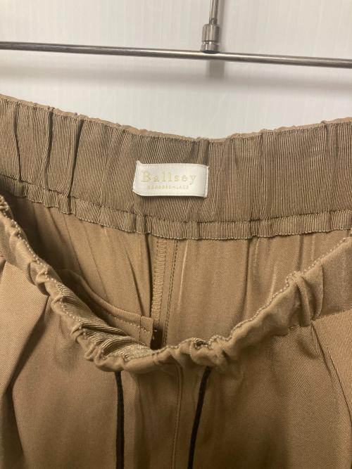 BALLSEY（ボールジィ）BALLSEY (ボールジィ) 2wayストレッチイージーセミワイドパンツ ベージュ サイズ:36の古着・服飾アイテム