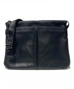 Samsoniteサムソナイト）の古着「モダニクル2 / レザーショルダーバッグ」｜ブラック
