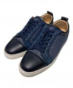 Christian Louboutinクリスチャン・ルブタン）の古着「LOUIS JUNIOR ORLATO FLAT」｜ネイビー